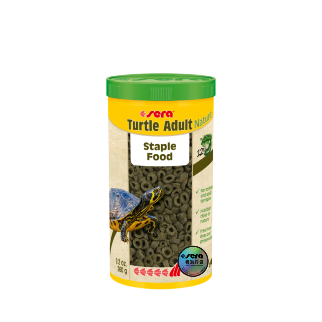 Sera Turtle Adult Nature 高齡水龜/陸龜高纖糧 260g