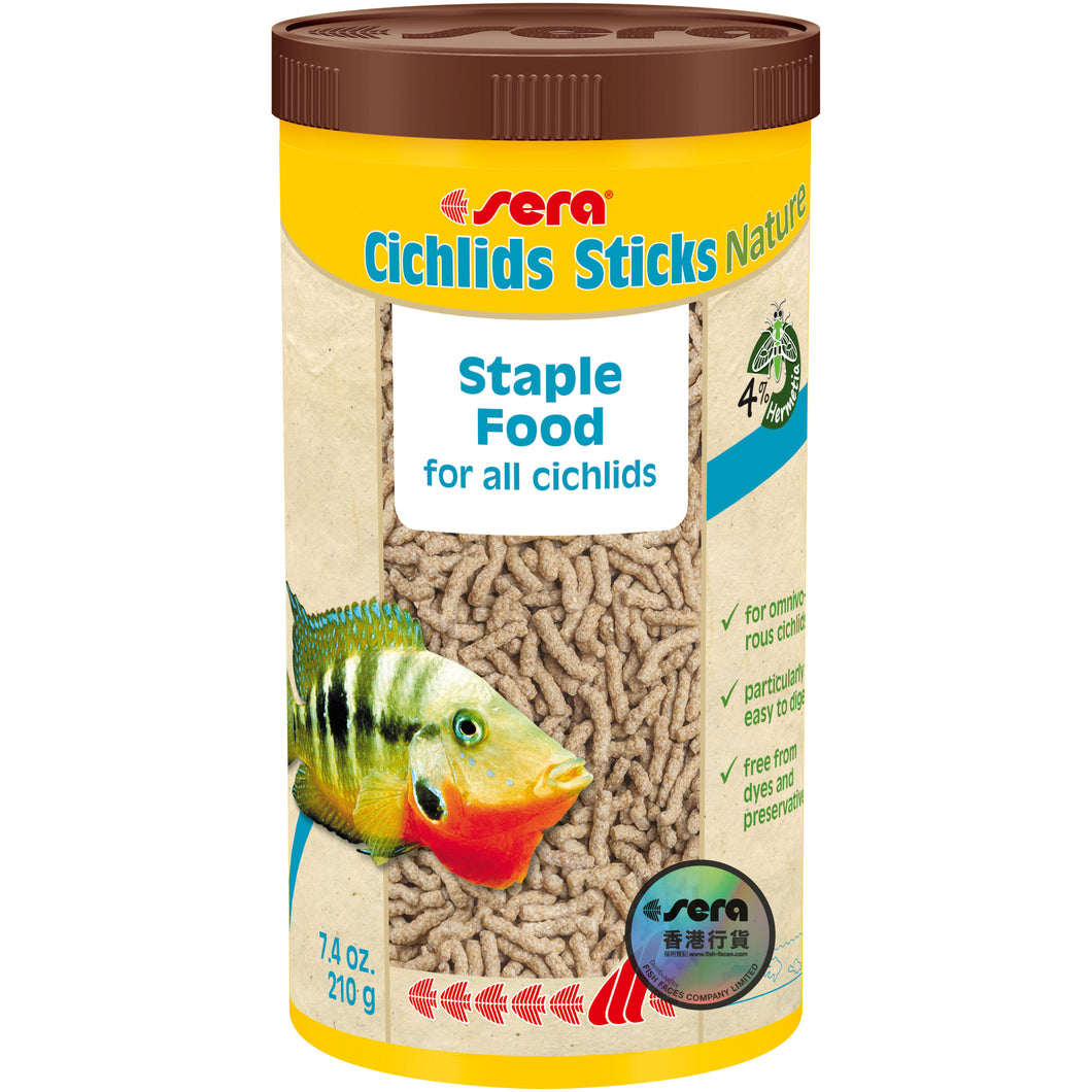 Sera Cichlids Sticks Nature 慈鯛肉食條糧
